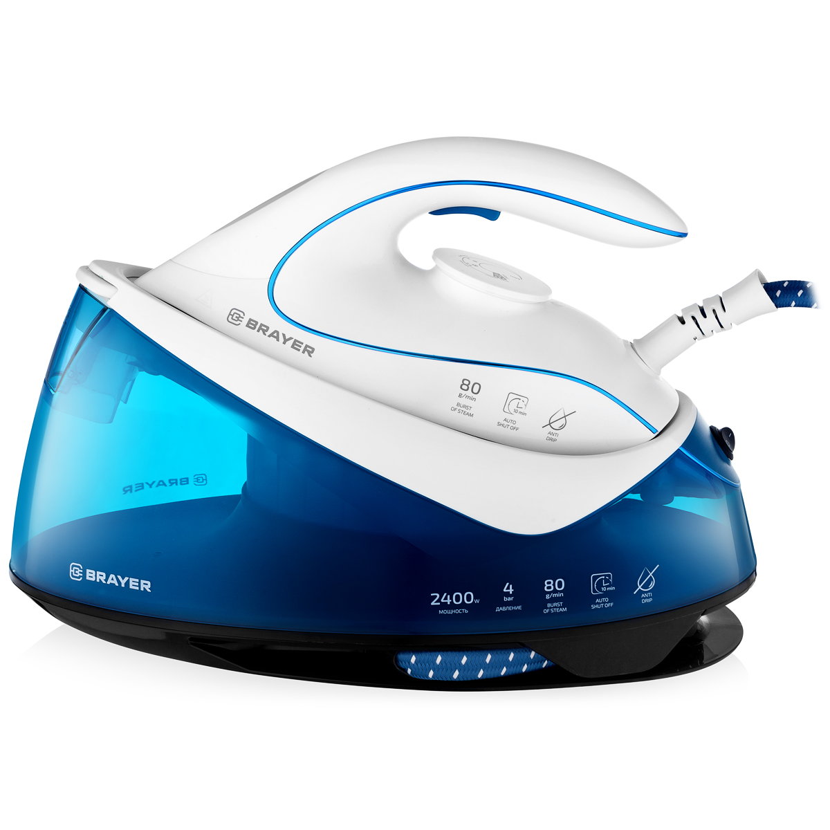 Паровая станция BRAYER BR4150 – характеристики, подробные описание и ...